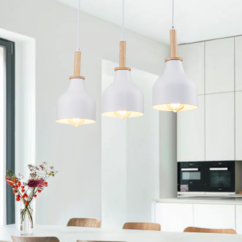 Brambly Cottage Reece 3 Light Kitchen Island Pendant Wayfair.co.uk
